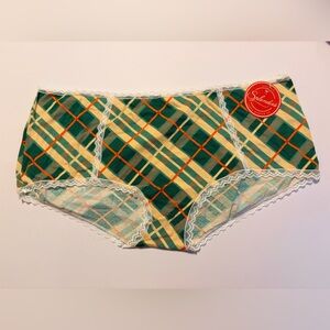 NWT Splendies Green & Yellow Plaid Lace Trim Panties Size 4X – Bundle 5/$25